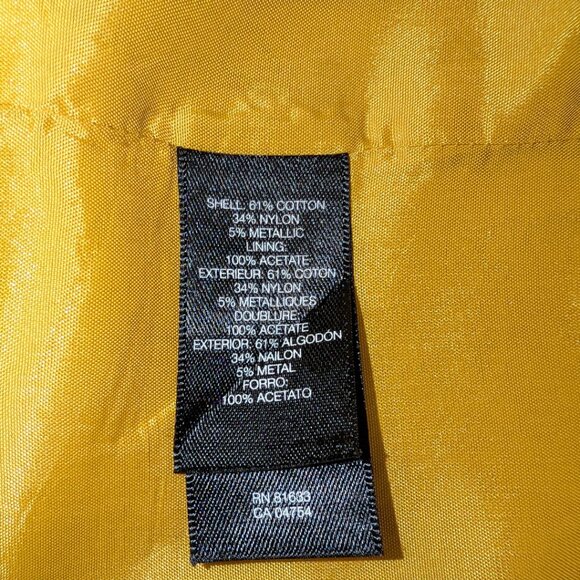 Kenneth Cole Gold Yellow Belted Trench Coat - Picture 4 of 6